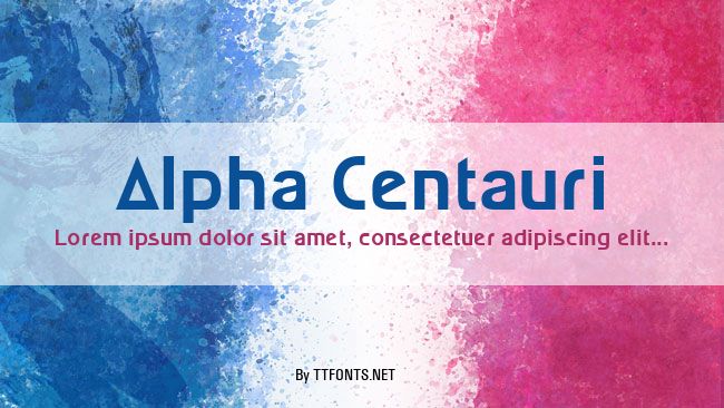 Alpha Centauri example