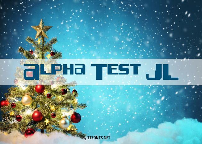 Alpha Test JL example