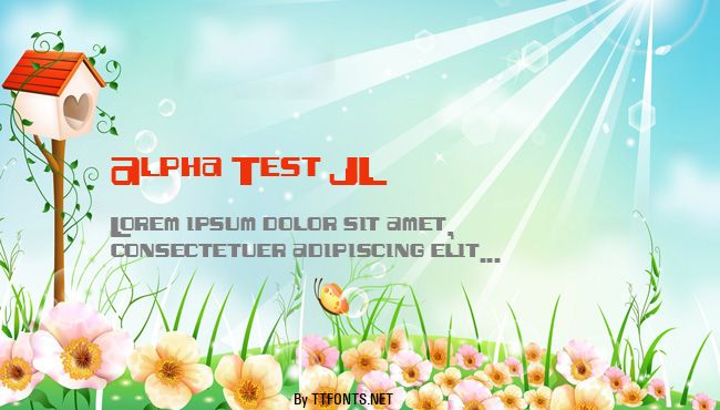 Alpha Test JL example