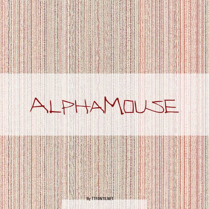 AlphaMouse example