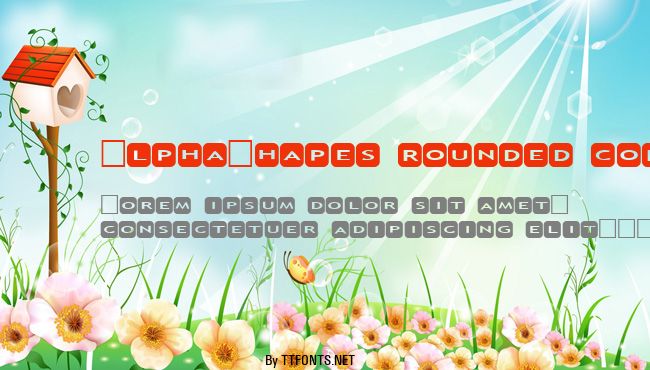 AlphaShapes rounded corners example