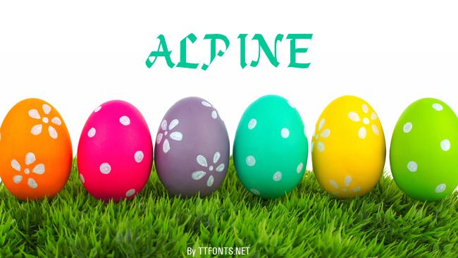 ALPINE example