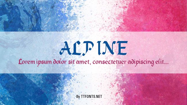ALPINE example