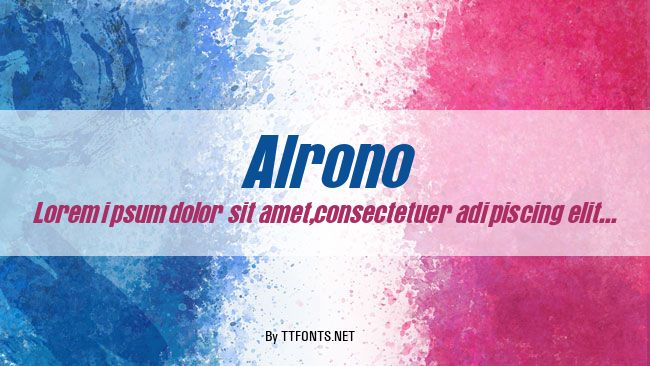 Alrono example