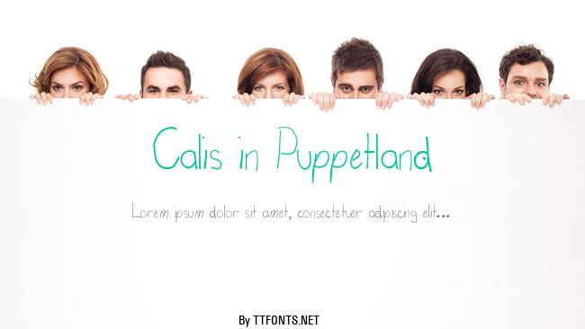 Calis in Puppetland example
