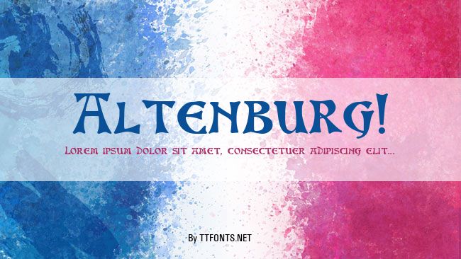 Altenburg! example