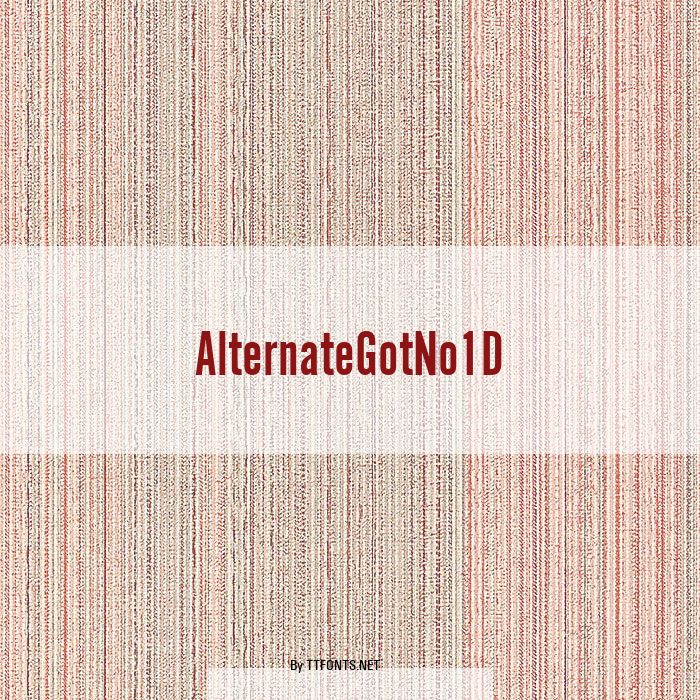 AlternateGotNo1D example