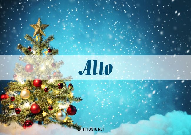 Alto example