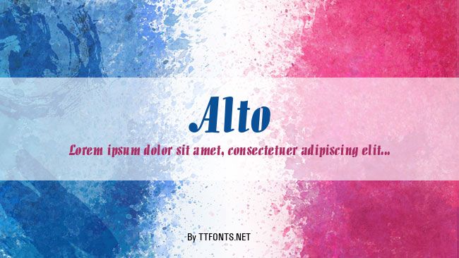 Alto example