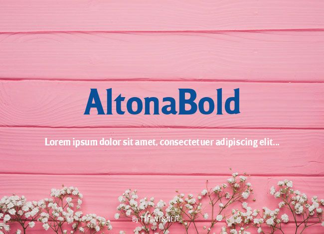 AltonaBold example