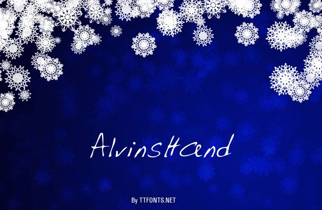 AlvinsHand example