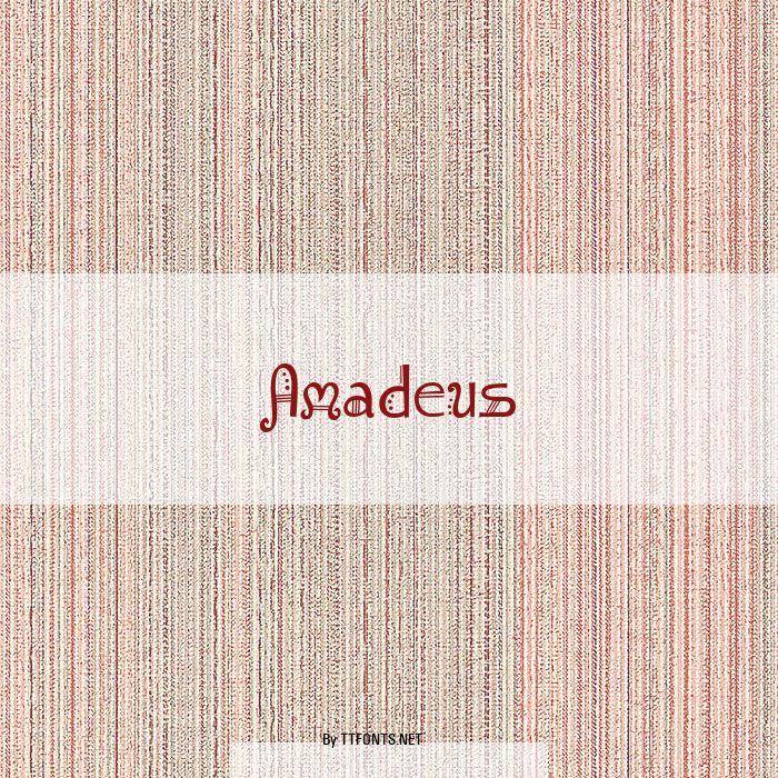 Amadeus example