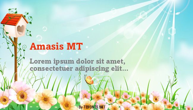 Amasis MT example