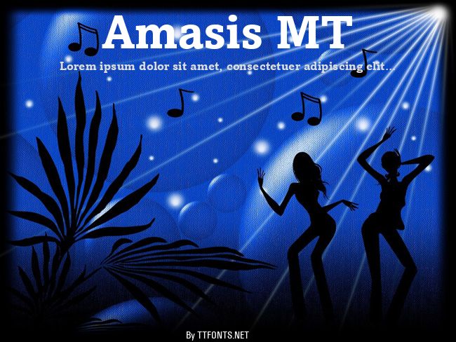 Amasis MT example