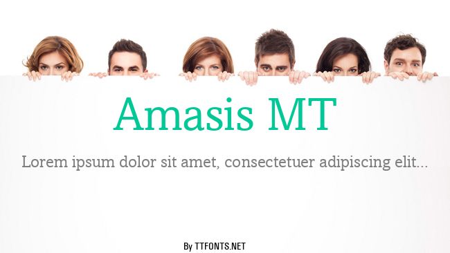 Amasis MT example