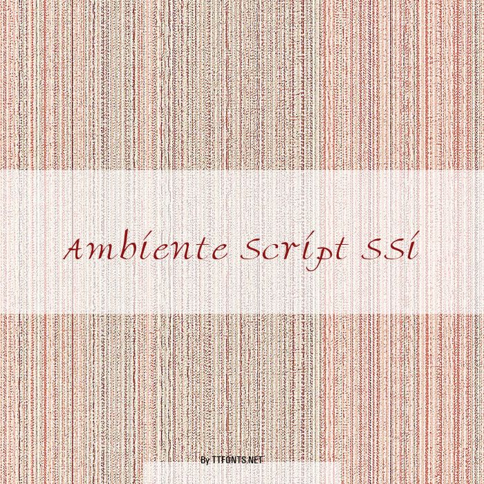 Ambiente Script SSi example