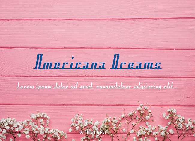 Americana Dreams example