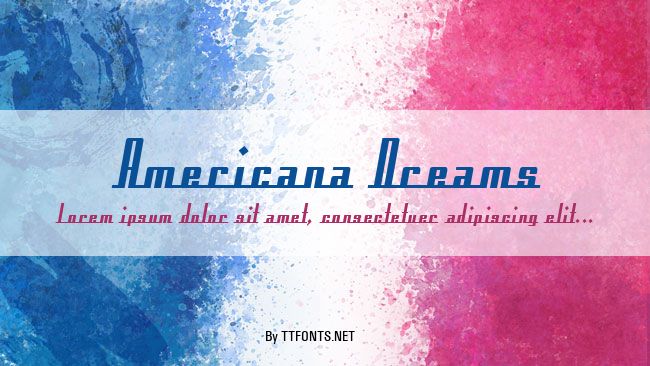 Americana Dreams example