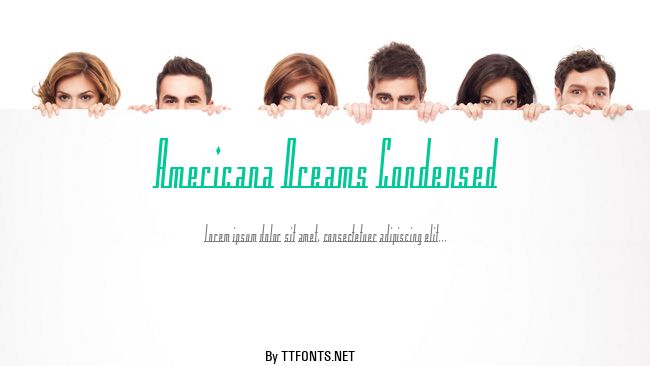 Americana Dreams Condensed example