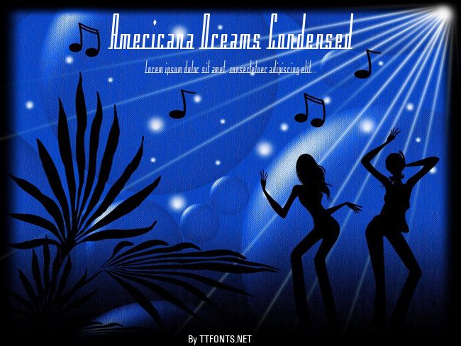 Americana Dreams Condensed example