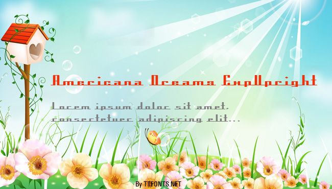 Americana Dreams ExpUpright example