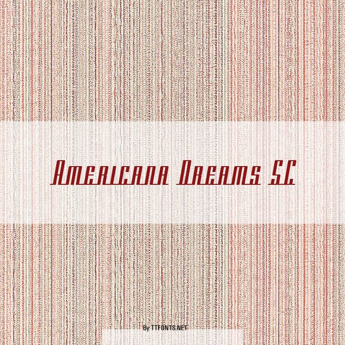 Americana Dreams SC example