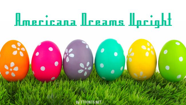 Americana Dreams Upright example