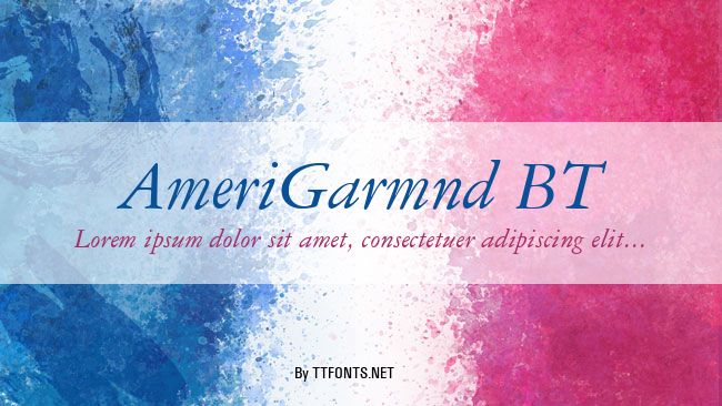 AmeriGarmnd BT example