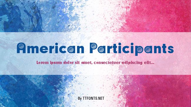 American Participants example