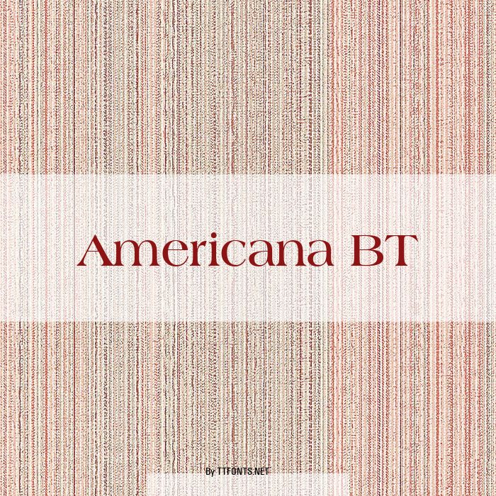 Americana BT example