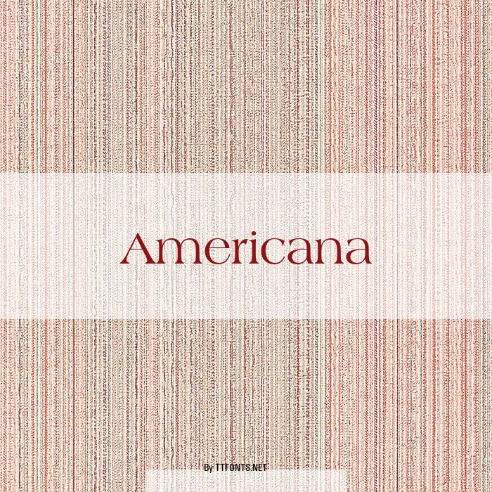 Americana example