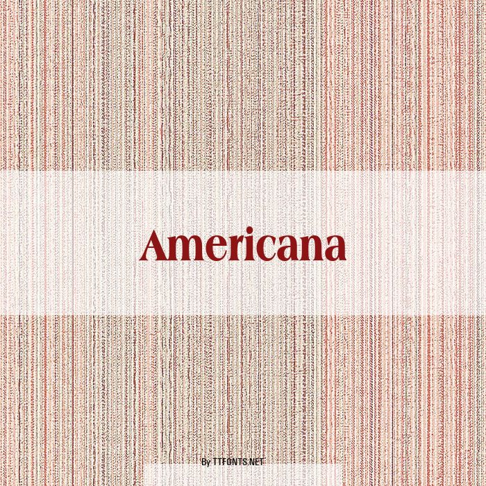 Americana example