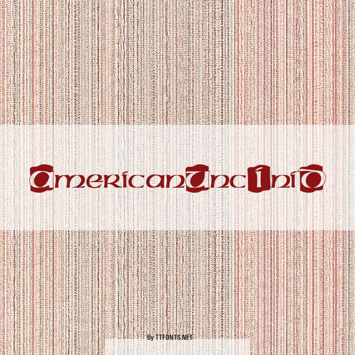 AmericanUncIniD example
