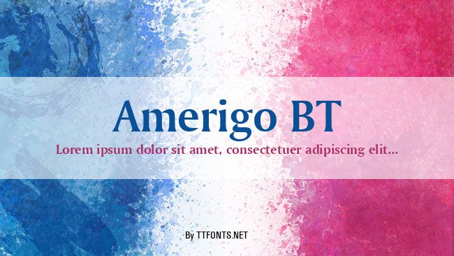 Amerigo BT example