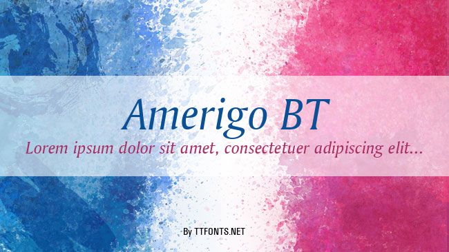 Amerigo BT example