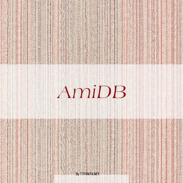 AmiDB example
