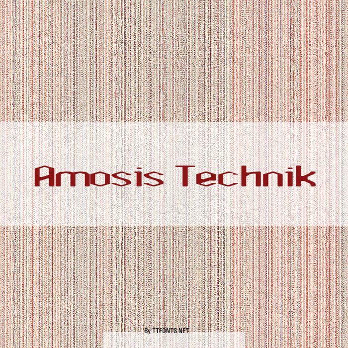 Amosis Technik example