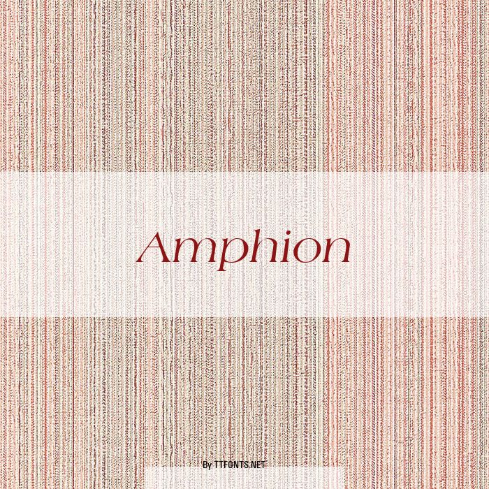 Amphion example