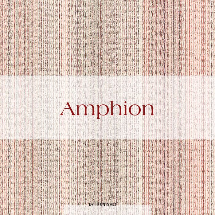 Amphion example