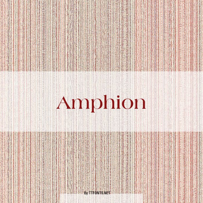 Amphion example