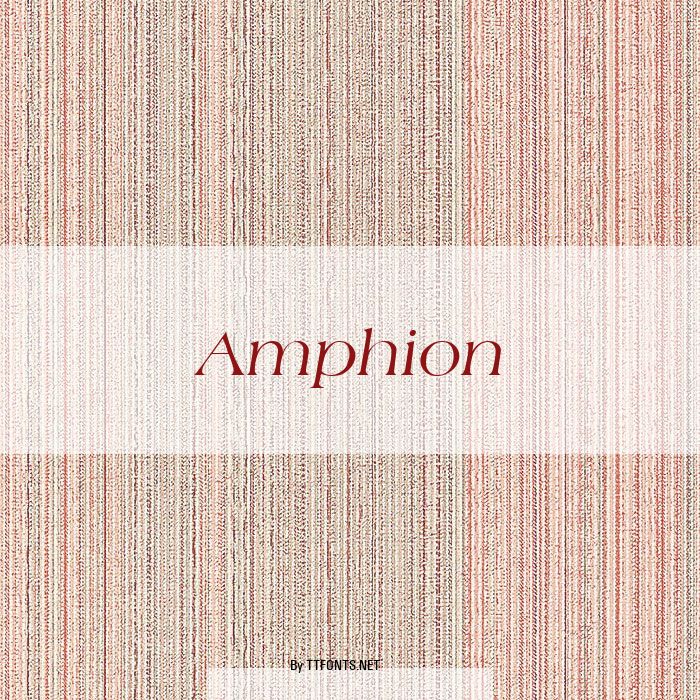 Amphion example