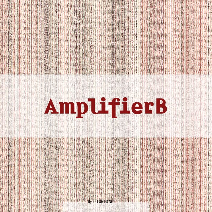 AmplifierB example