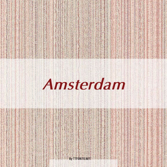 Amsterdam example