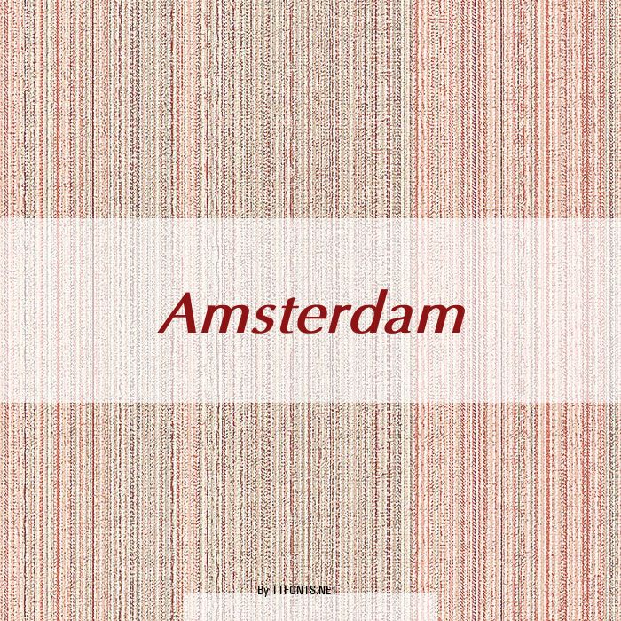Amsterdam example