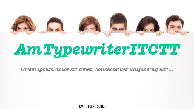 AmTypewriterITCTT example