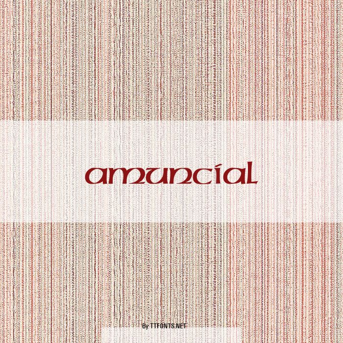 Amuncial example