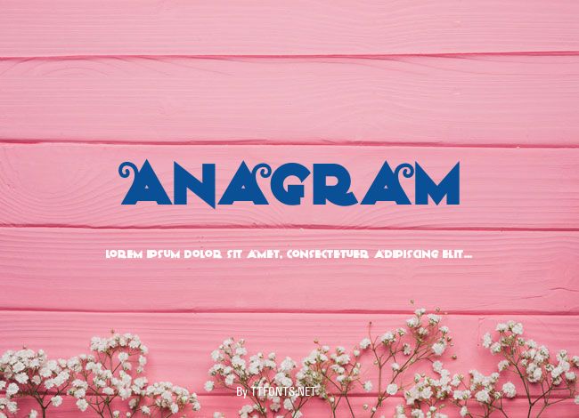 Anagram example