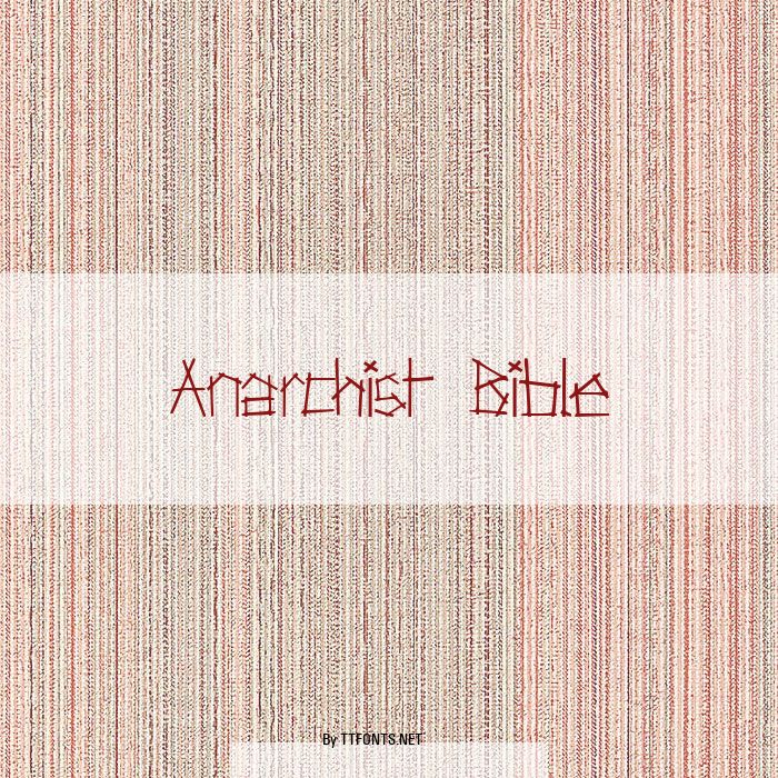 Anarchist Bible example