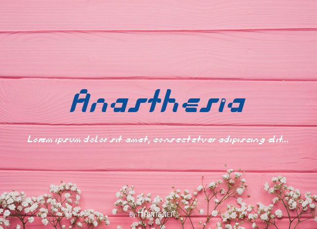 Anasthesia example