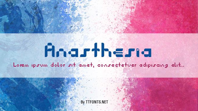 Anasthesia example